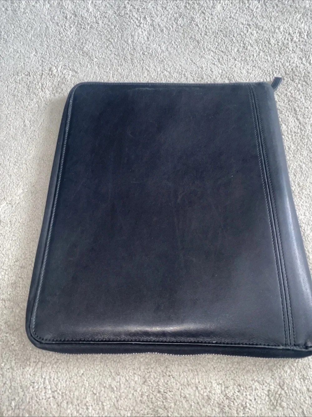 Coach Vintage Portfolio Zip Around Black Leather unisex Men’s Women’s